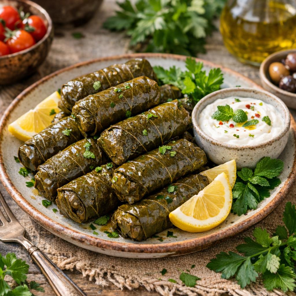Dolma : feuilles de vigne farcies
