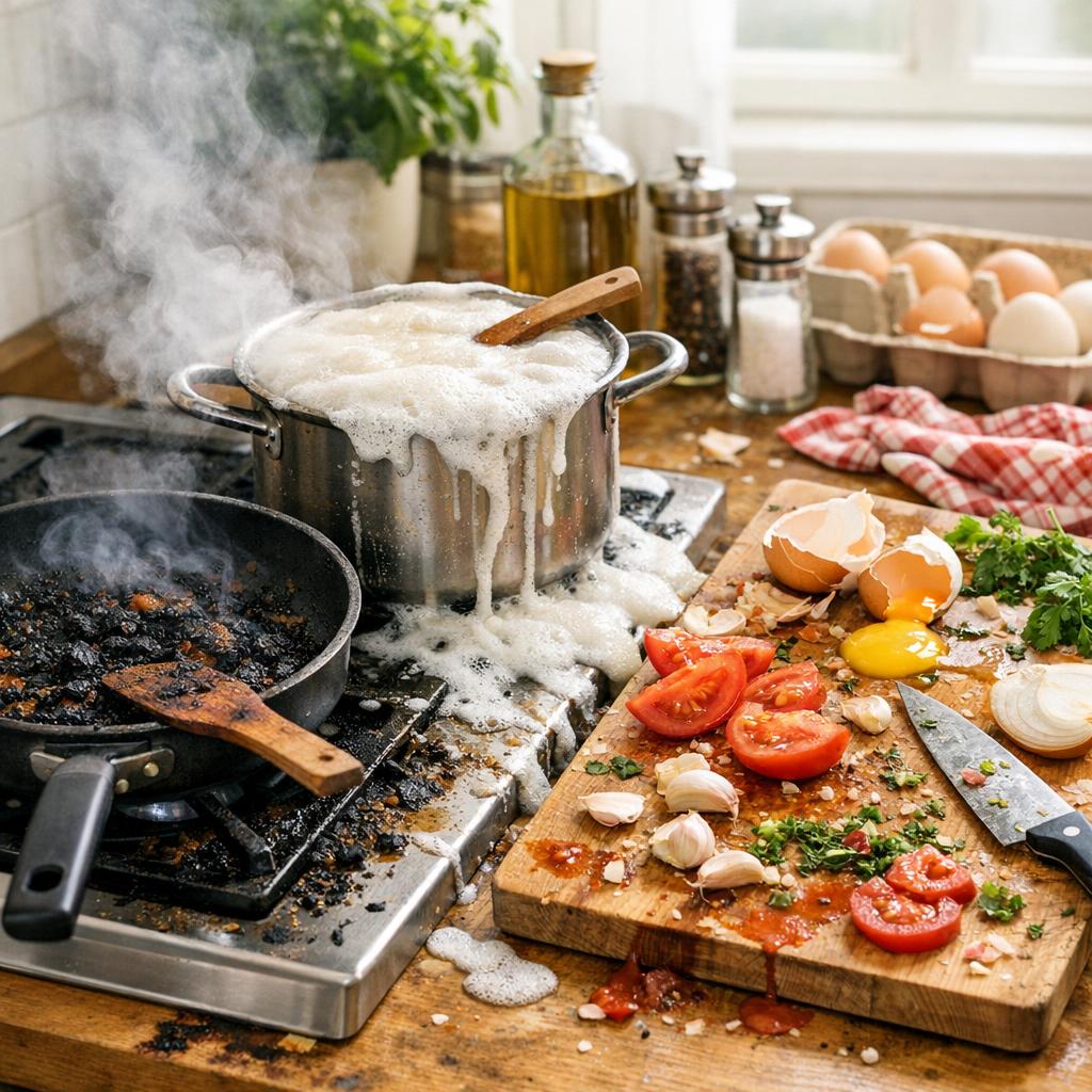 Les erreurs courantes en cuisine et comment les éviter