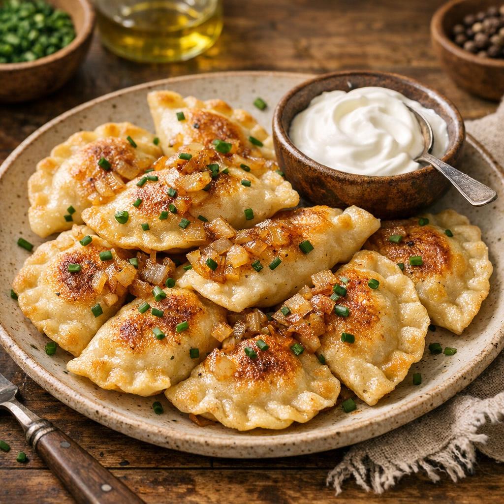 Pierogi polonais aux pommes de terre